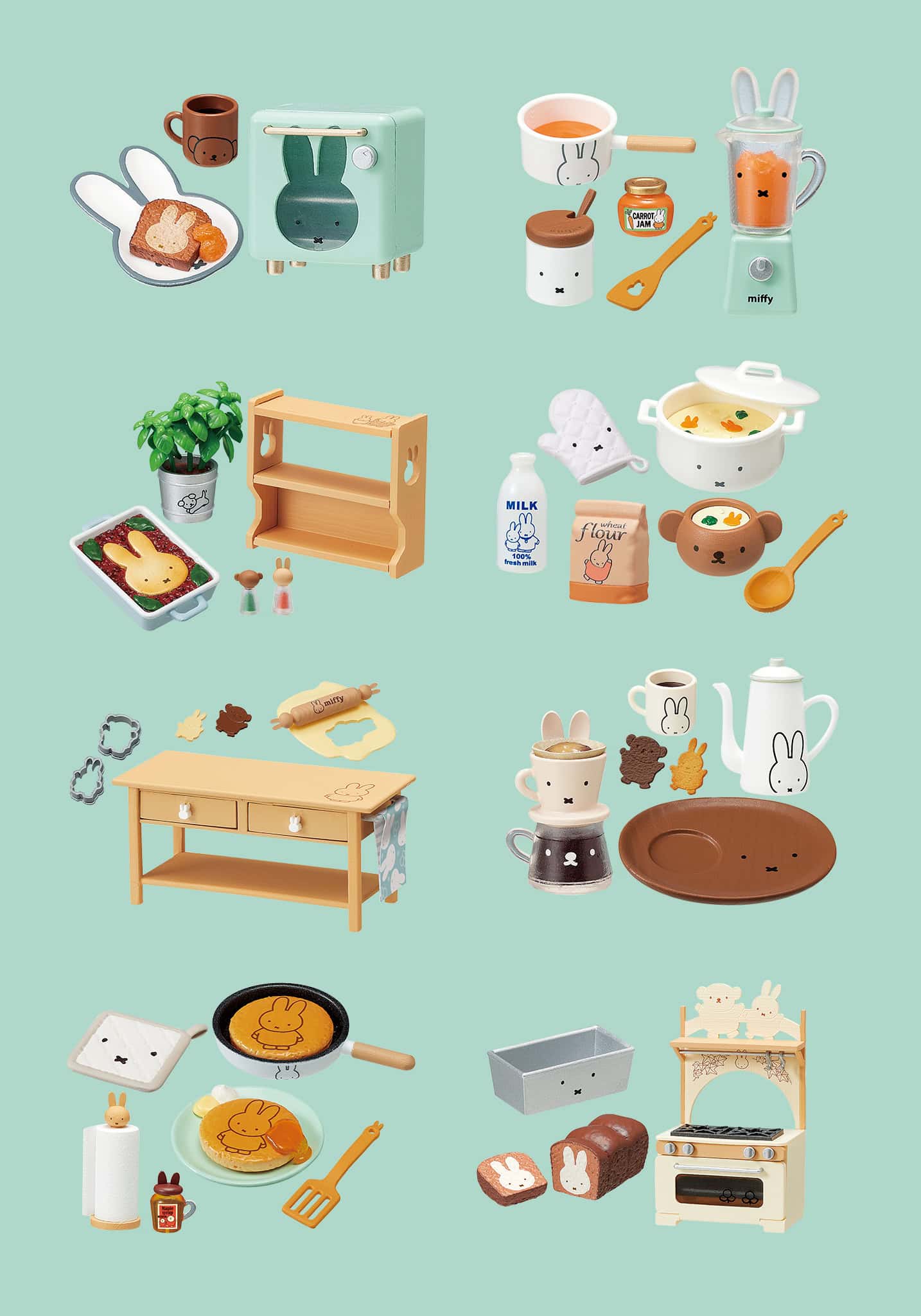 Re-Ment Miffy Natural Kitchen Blind Box