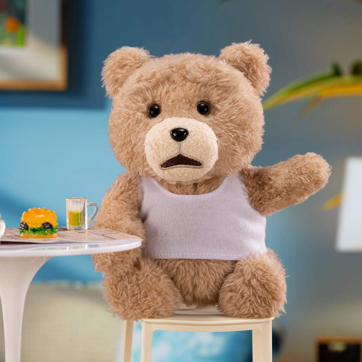 Popmart Ted2 Teddy Bear Action Plush Pendant