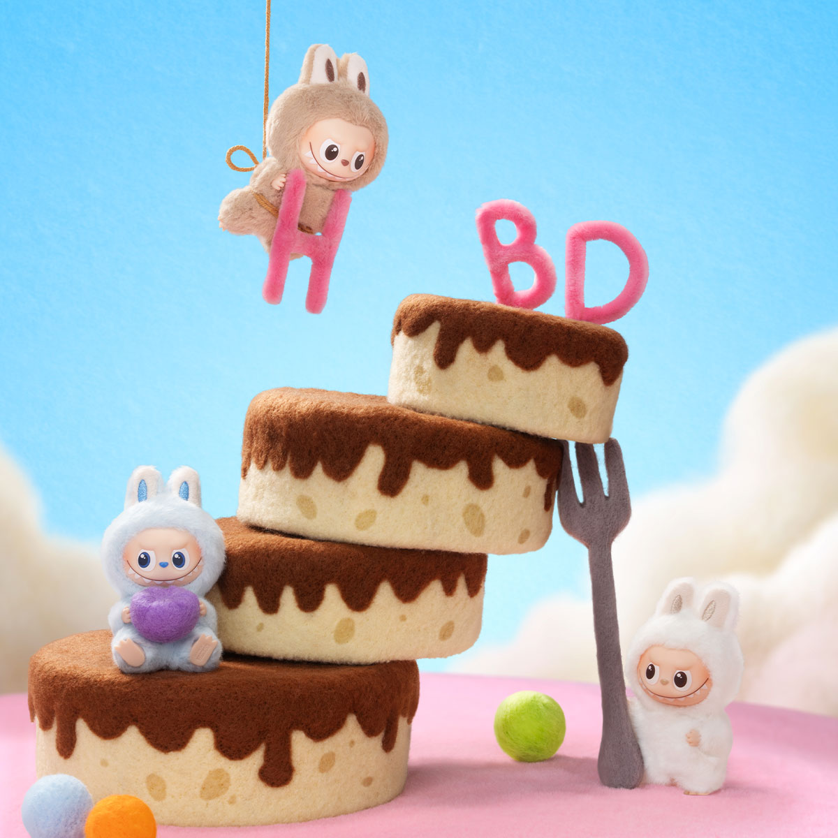 Popmart THE MONSTERS Pin for Love Series-Vinyl Plush Pendant Blind Box (A-M)