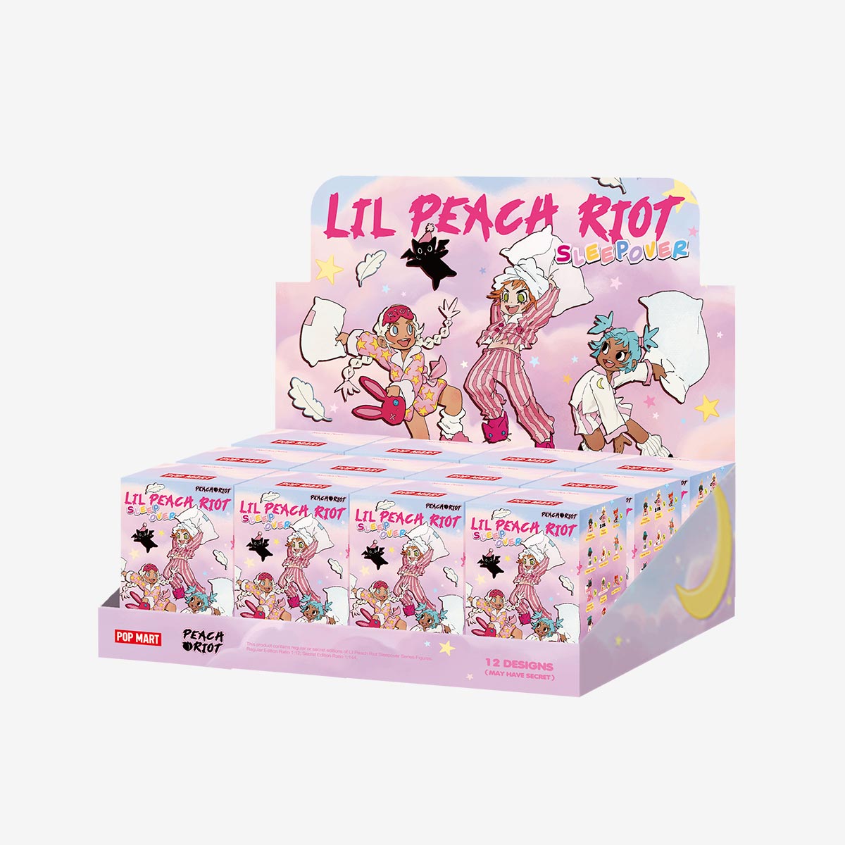 Popmart Lil Peach Riot Sleepover Series Figures