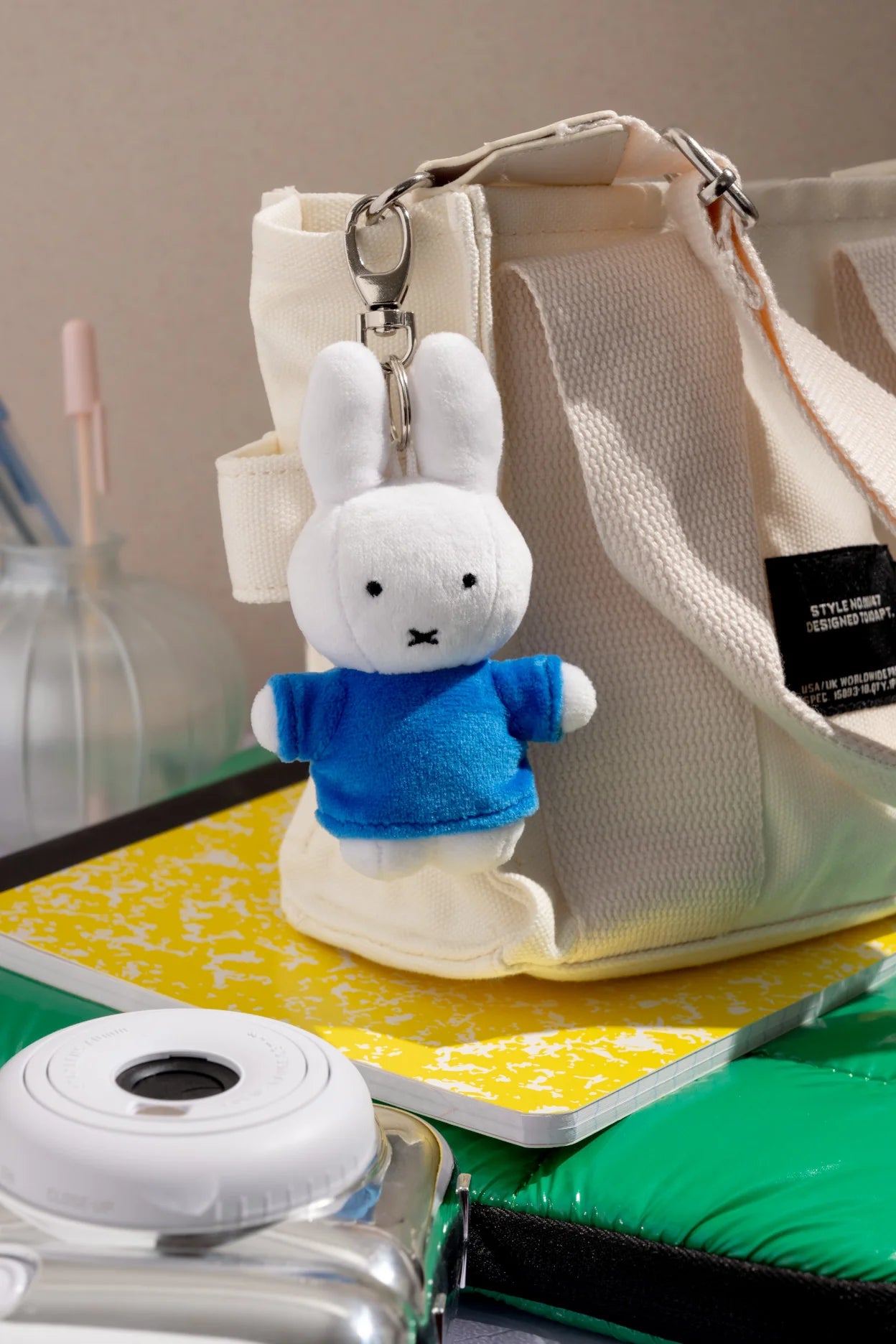 Smoko Miffy in Blue Bag Charm
